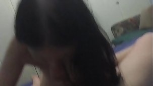 Asian Granny Hooker Sucks & Fucks Bareback