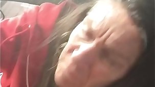 Head from an old blind old lady