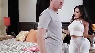 Heavy Contraband Brunette Lures New Zealand Stepson And Her Lesbian Friend