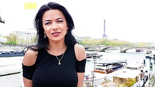 AMATEUR EURO - Beautiful Romanian MILF Shalina Devine Gets Her Holes Filled With Rick Angel's Cock