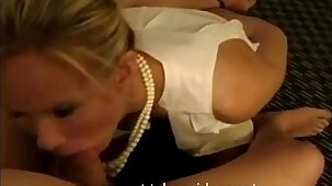 Likely blonde milf to suck together with fuck