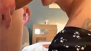 Milf sucks personal trainers big cock